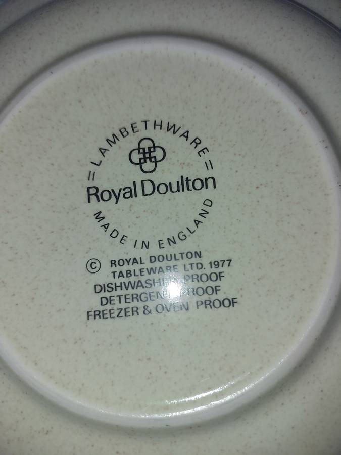 A VINTAGE SET OF 4 LAMBETHWARE ROYAL DOULTON
