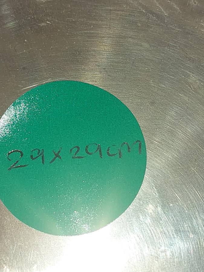 A VINTAGE VICTORIAN SILVER PLATED SERVING BOWL SOLD AS IS