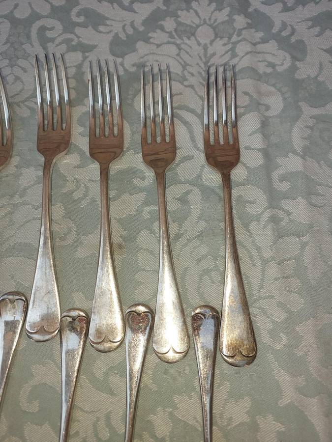 Vintage Set of 11 EPNS A1 Forks