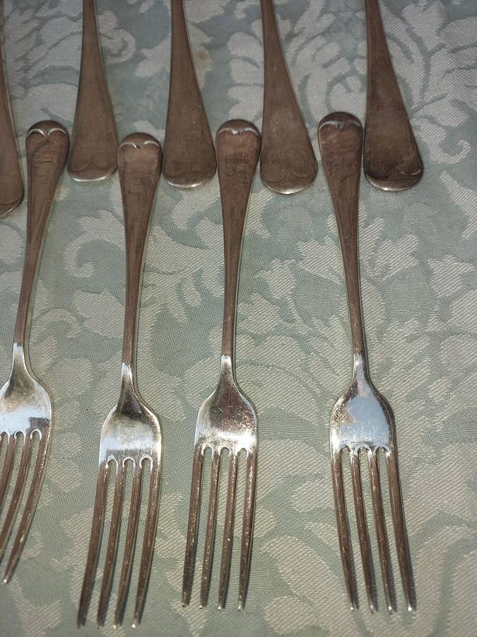 Vintage Set of 11 EPNS A1 Forks
