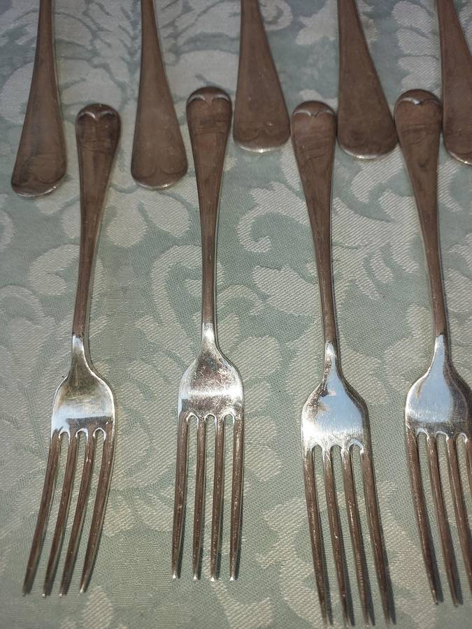 Vintage Set of 11 EPNS A1 Forks
