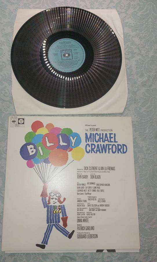 AN ALBUM, BILLY, THE PETER WITT PRODUCTION, MICHAEL CRAWFORD , SOLD AS IS
