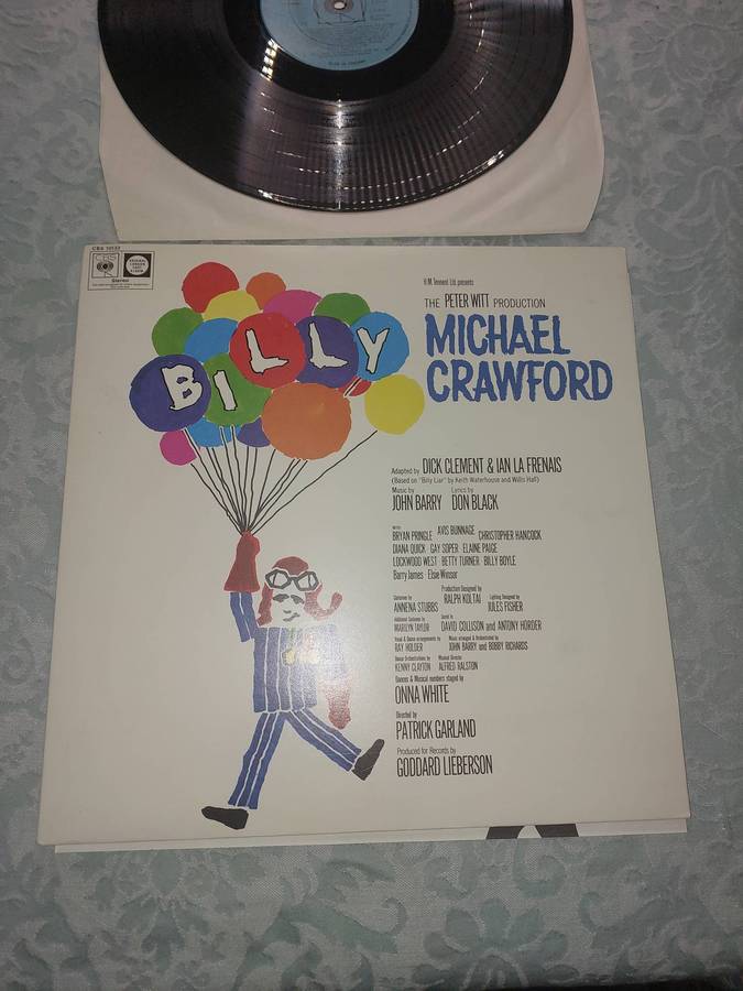 AN ALBUM, BILLY, THE PETER WITT PRODUCTION, MICHAEL CRAWFORD , SOLD AS IS