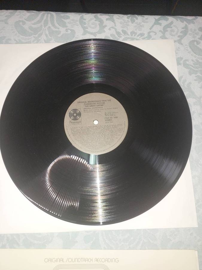 AN ORIGINAL SOUNDTRACK RECORDING OF THE GREAT GATSBY ALBUM SOLD AS IS