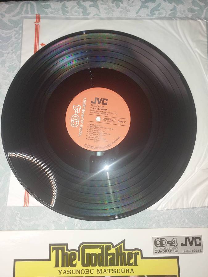 AN ORIGINAL ALBUM THE GODFATHER BY YASUNOBU MATSUURA  FASCINATING TENOR SAX