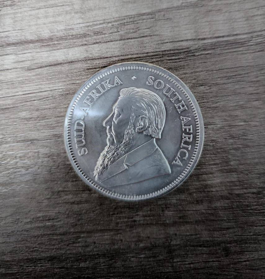1oz Silver Krugerrand coin. 2021