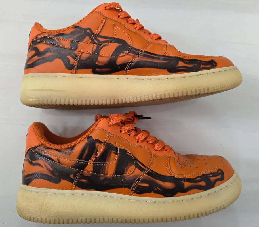 Nike Airforce 1 - Orange Skeleton Leather