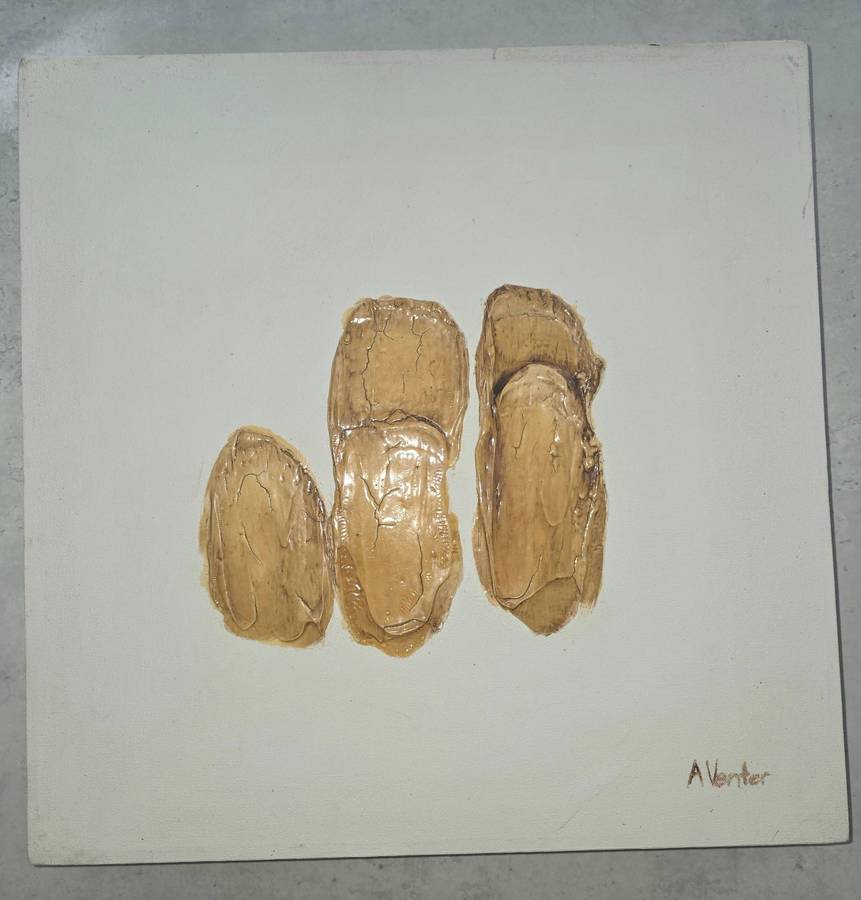 Alet Venter - Abstract Trytich 3 x Mixed Midia Paintings R28 000.00