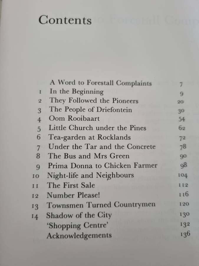 WAGON TRACKS and ORCHARDS  EARLY DAYS in SANDTON JULIET MARIUS LOUW  (  history  )