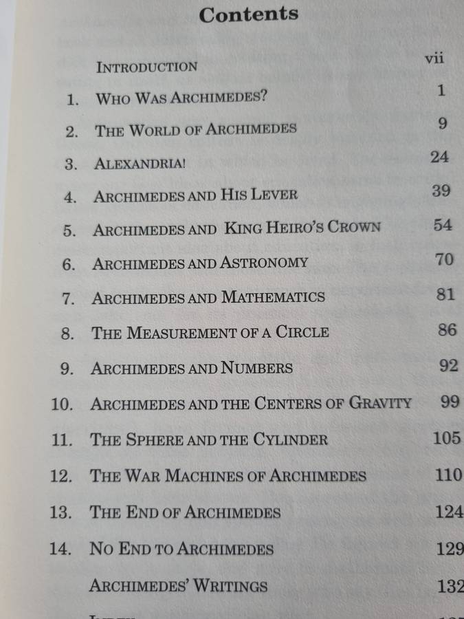 ARCHIMEDES AND THE DOOR OF SCIENCE JEANNE BENDICK scientific and mathematical ideas