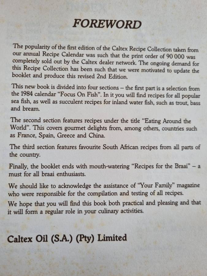 2 Books THE  CALTEX RECIPE COLLECTION Plus THE CALTEX RECIPE COLLECTION 2nd Edition