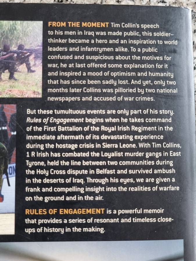 RULES OF ENGAGEMENT A LIFE IN CONFLICT TIM COLLINS