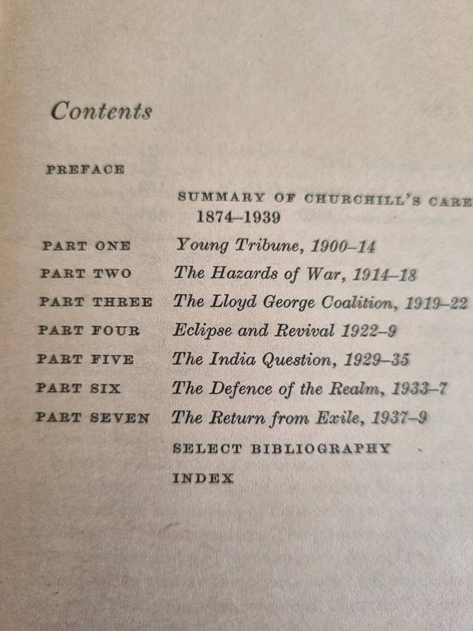 CHURCHILL A STUDY IN FAILURE 1900 - 1939 ROBERT RHODES JAMES some index ref to S A  & Boer Republic