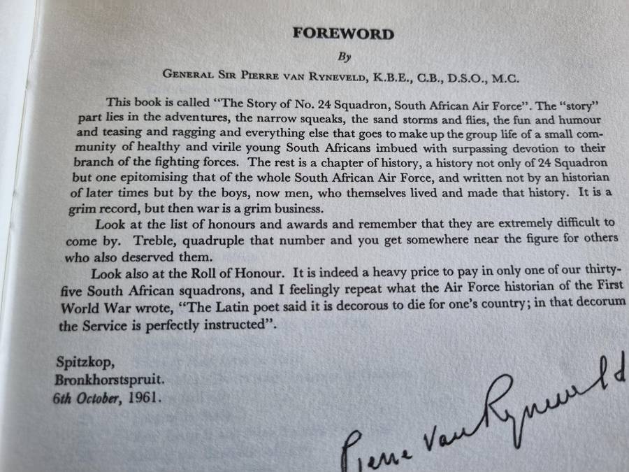 PER NOCTEM PER DIEM Story of 24 Squadron South African Air Force E N TUCKER P M I McGREGOR SAAF