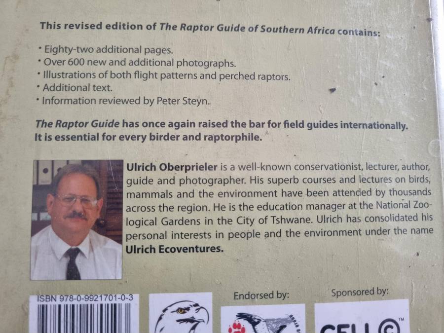 RAPTOR GUIDE TO SOUTHERN AFRICA ULRICH OBERPRIELER Expanded Second Edition  ( Birds of Prey )
