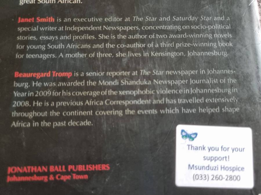 HANI A LIFE TOO SHORT JANET SMITH & BEAUREGARD TROMP ( CHRIS HANI )