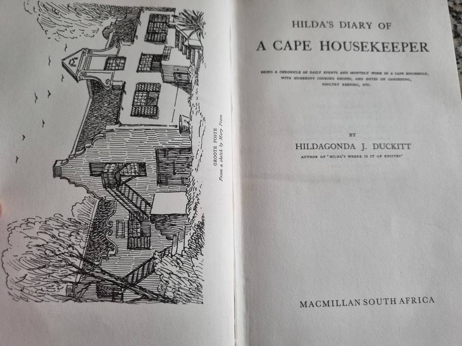 HILDA'S DIARY OF A CAPE HOUSEKEEPER by HILDAGONDA J DUCKITT
