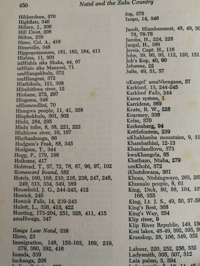 NATAL AND ZULU COUNTRY T V BULPIN First Edition 2nd Impression 1972 Hardcover