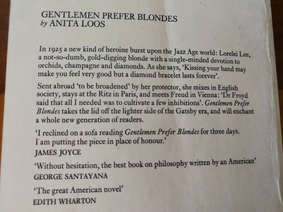 GENTLEMEN PREFER BLONDS ANITA LOOS