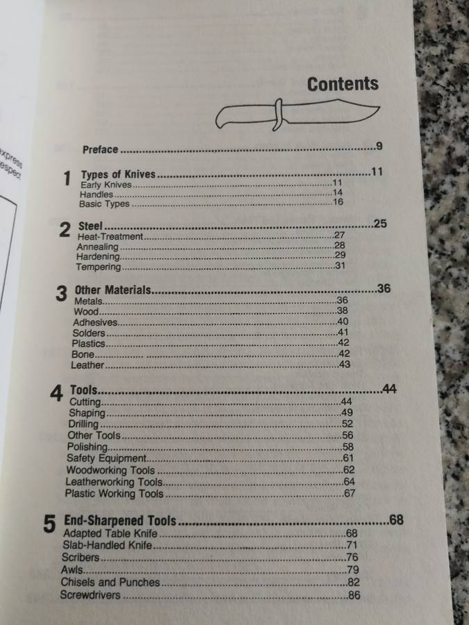 HOW TO MAKE YOUR OWN KNIVES ... etc.  By PERCY W BLANDFORD 1979 A step by Step Guide