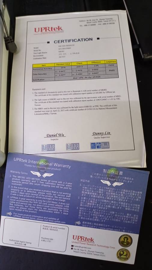 UPRtek MK350N PREMIUM SPECTROMETER