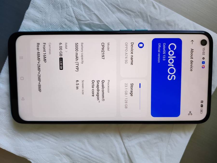 OPPO A74 5G 128GB
