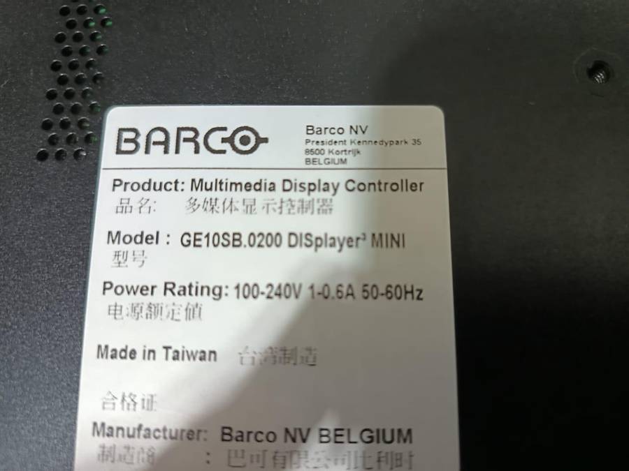 Barco DISplayer³ eco mini