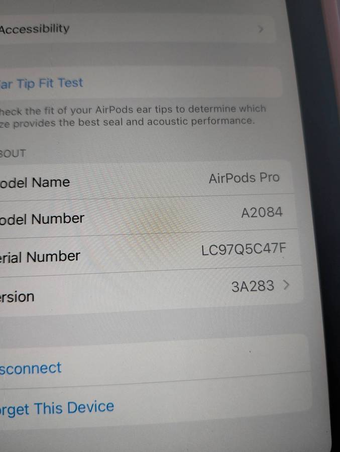 AirPods Pro Model A2084 - Original