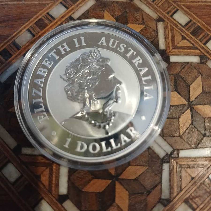 Australian nugget 1 oz silver coin