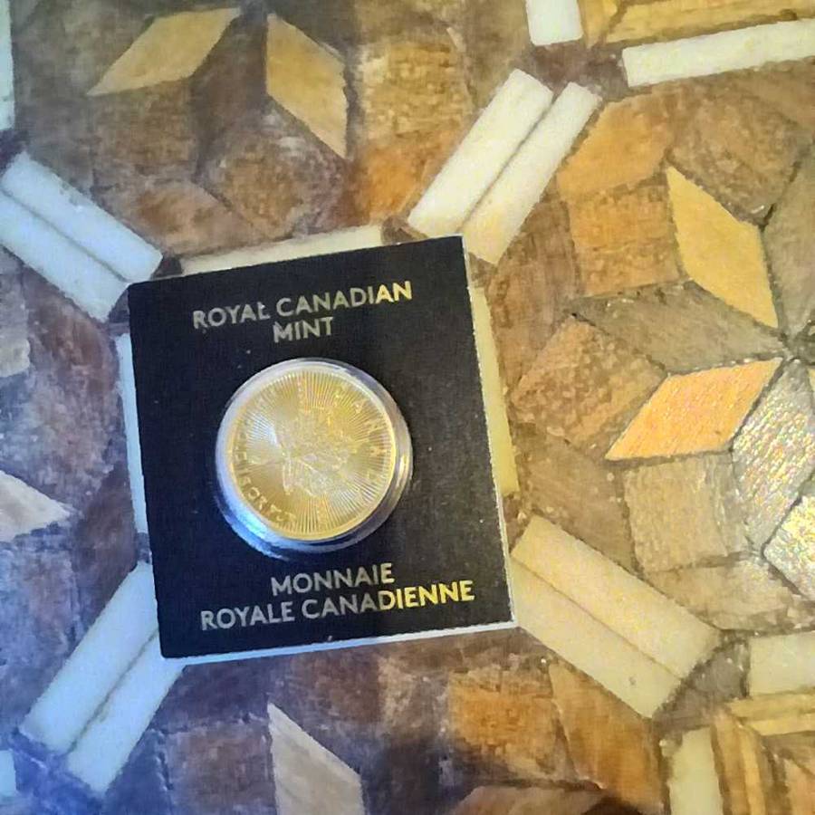 Gold Maplegram coin