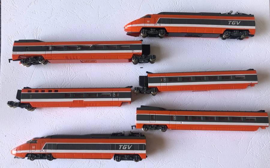 Bachmann TGV train set n-gauge