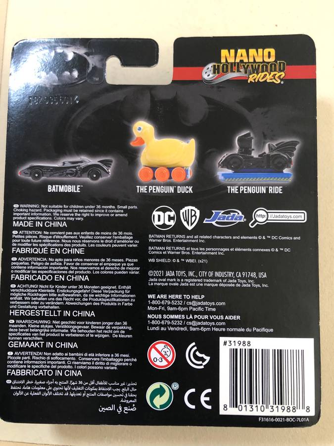 Jada Nano Batmobiles set
