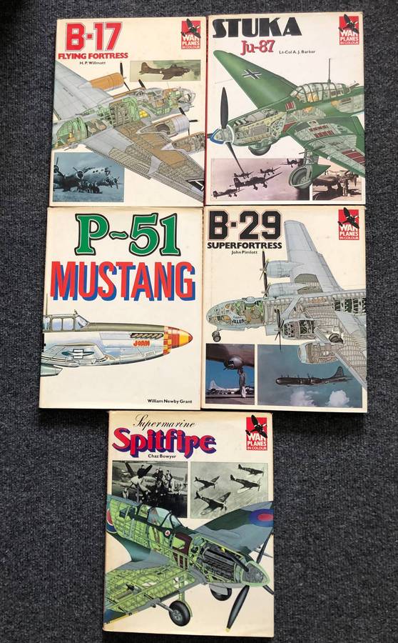 5x WW2 Aeroplane books