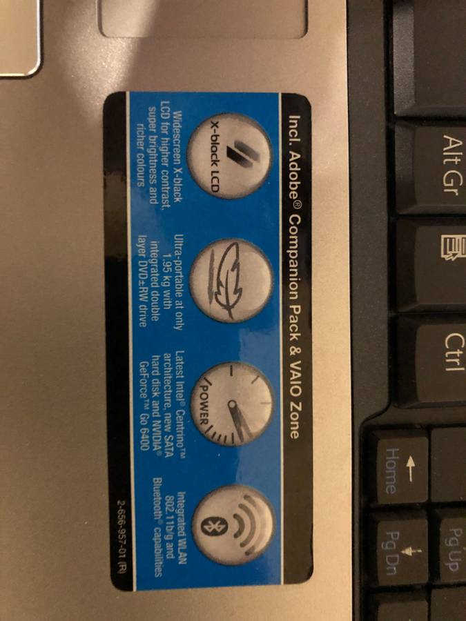 Sony Vaio VGN-S5XP/B