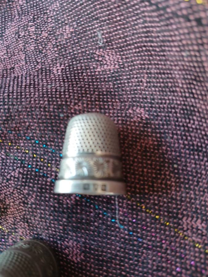 Vintage Silver Thimbles Set of 3