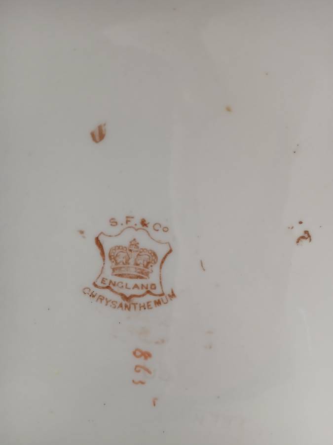 Vintage SF & Co Chrysanthemum Cheesekeeper