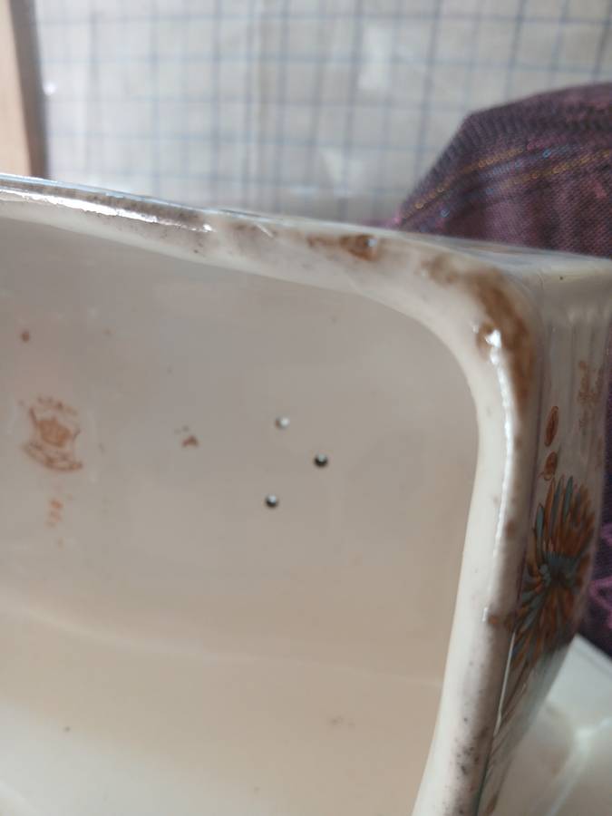 Vintage SF & Co Chrysanthemum Cheesekeeper