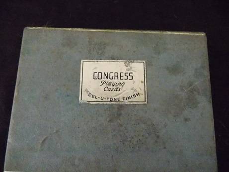 Two Packs of Congress Playing Cards in One Box