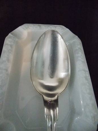 Silver Christofle Serving Spoon