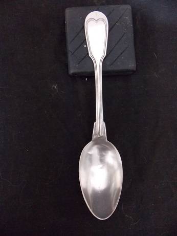 Silver Christofle Serving Spoon