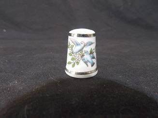 Collection of Eight Porcelain Thimbles