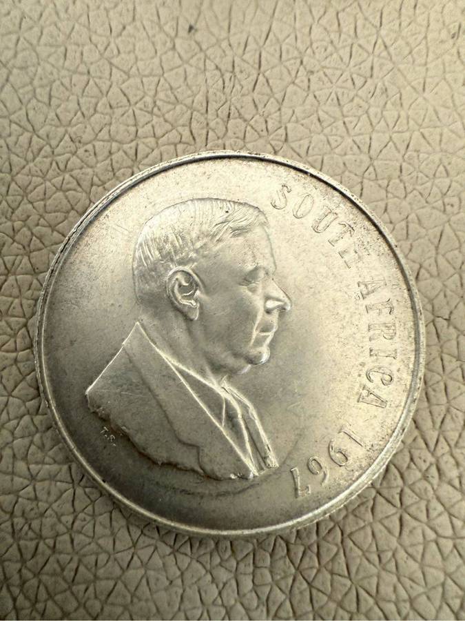 1967 R1 Coin Death of Verwoerd
