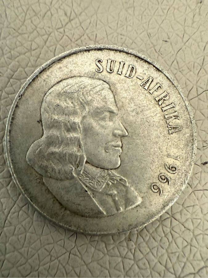 1966 R 1 coin Suid Afrika