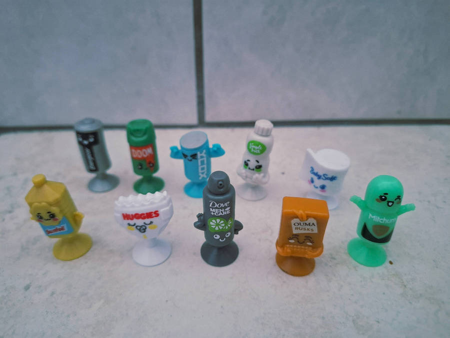 10 x Checkers stickeez mini