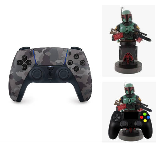 PS5 Controller + StarWars Mandalorian Controller stand  combo (Brand new sealed)