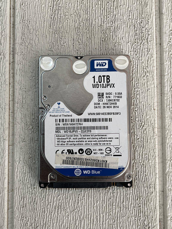 WD 1TB Notebook Hard Drive