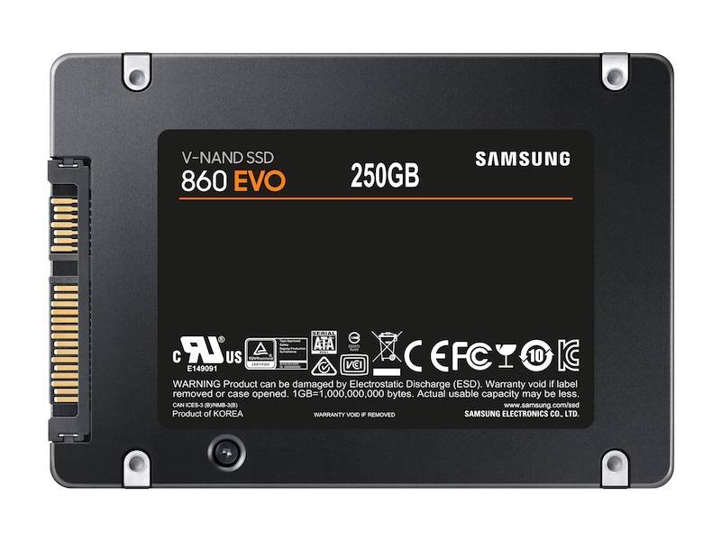 Samsung 860 EVO 250GB SATA 2.5" SSD