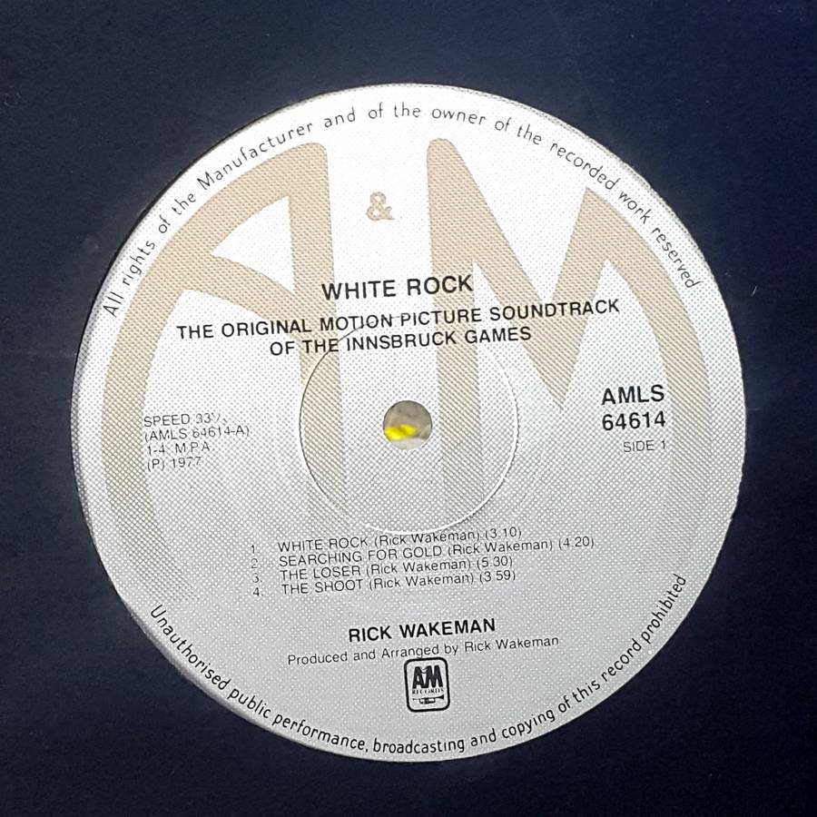 RICK WAKEMAN - WHITE ROCK Vinyl, LP, Album Country: South Africa Released: 1977