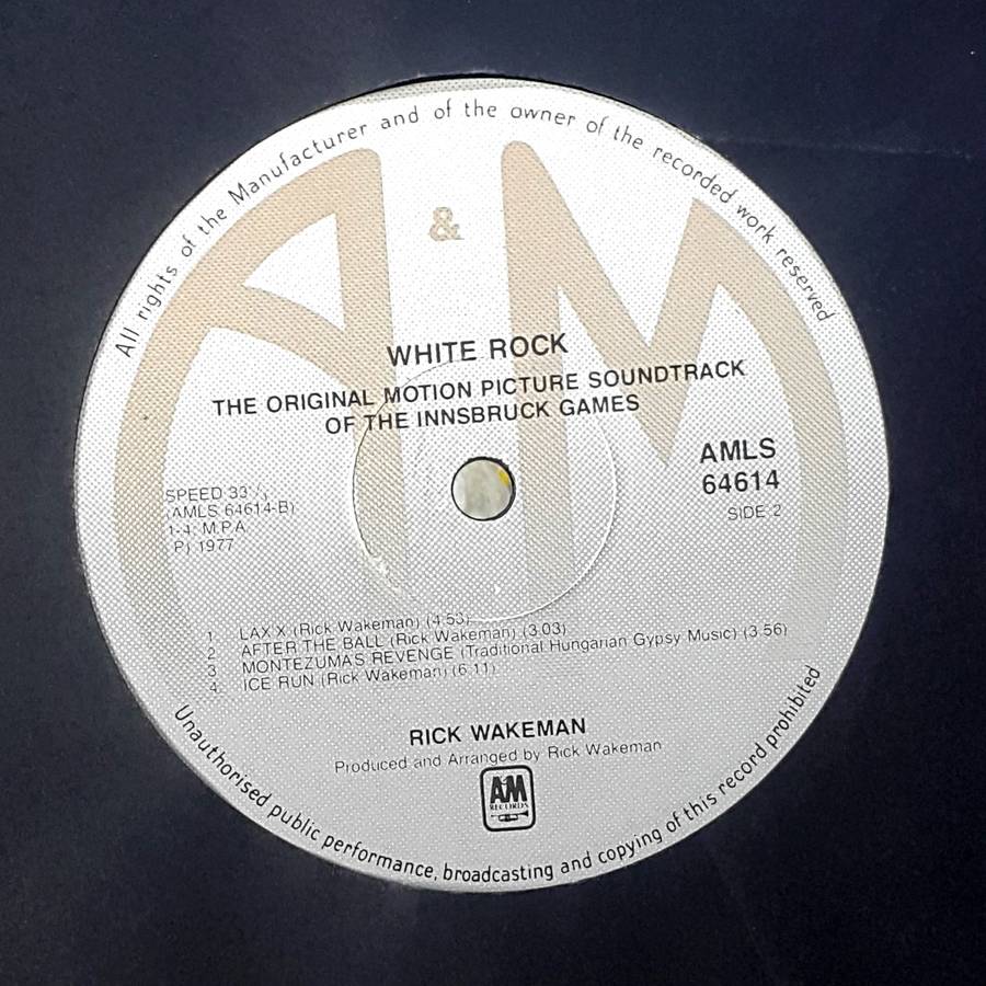 RICK WAKEMAN - WHITE ROCK Vinyl, LP, Album Country: South Africa Released: 1977