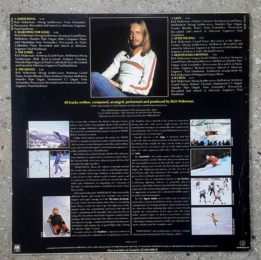 RICK WAKEMAN - WHITE ROCK Vinyl, LP, Album Country: South Africa Released: 1977
